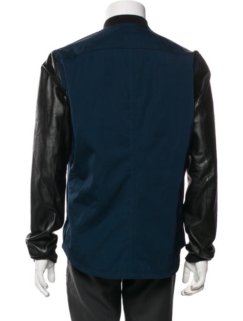 Vince Colorblock Pattern Bomber Jacket