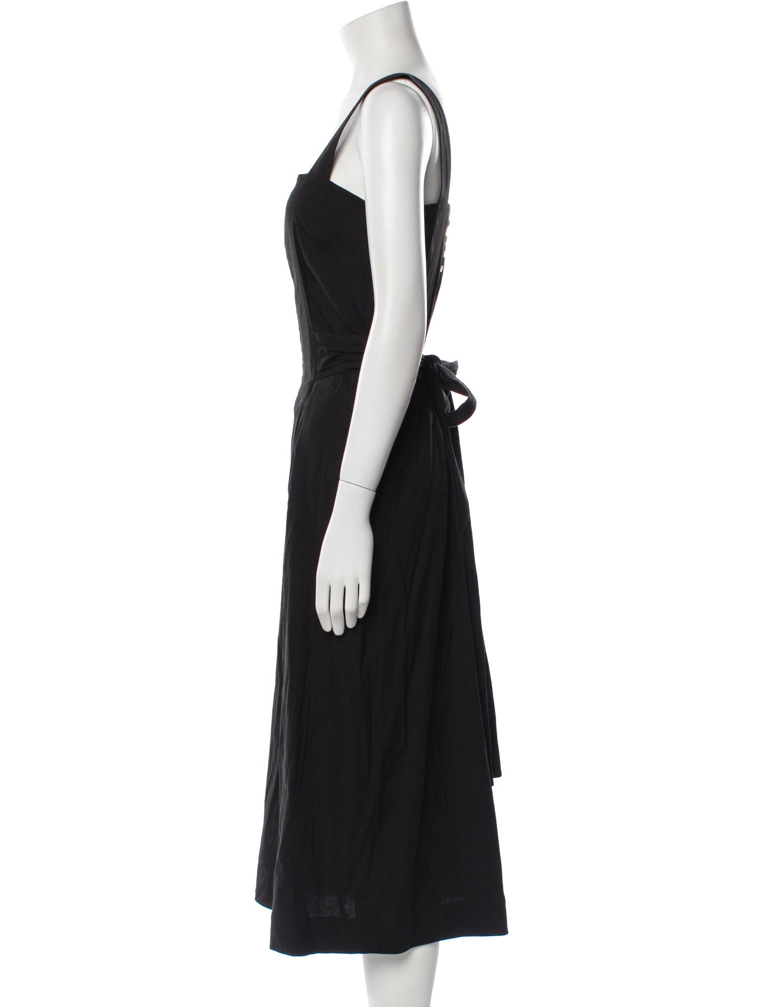 Vince Square Neckline Long Dress