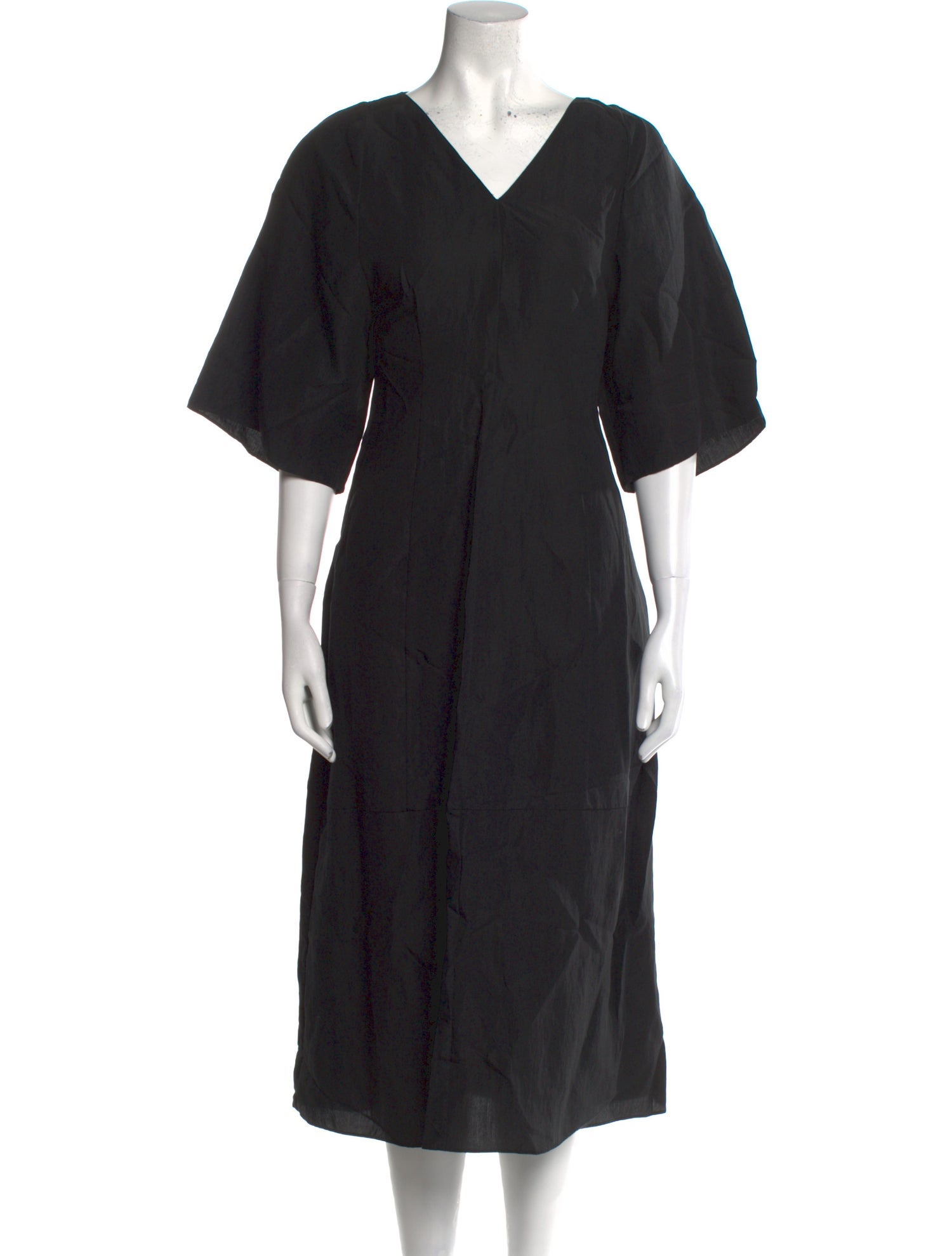 Vince V-Neck Midi Length Dress