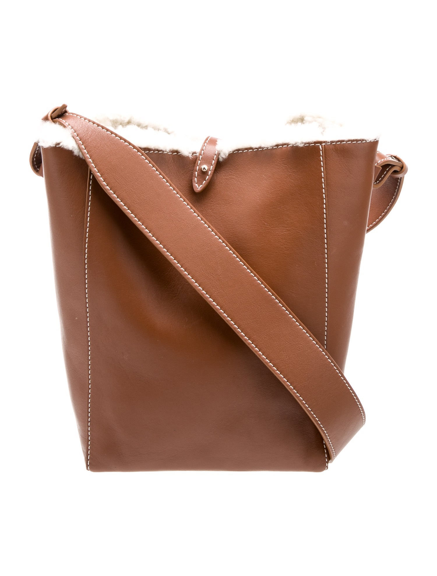 Vince Leather Messenger Bag