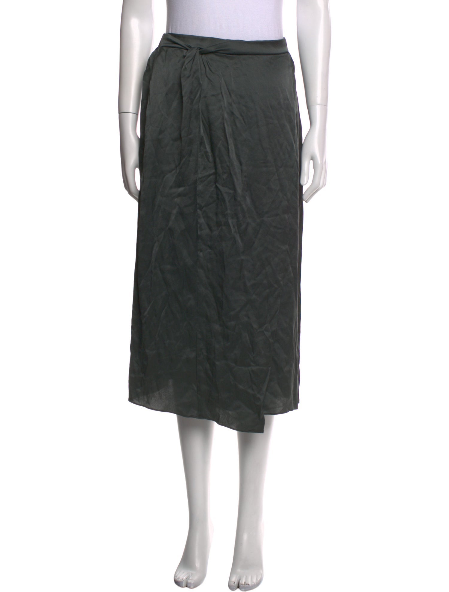 Vince Silk Midi Length Skirt