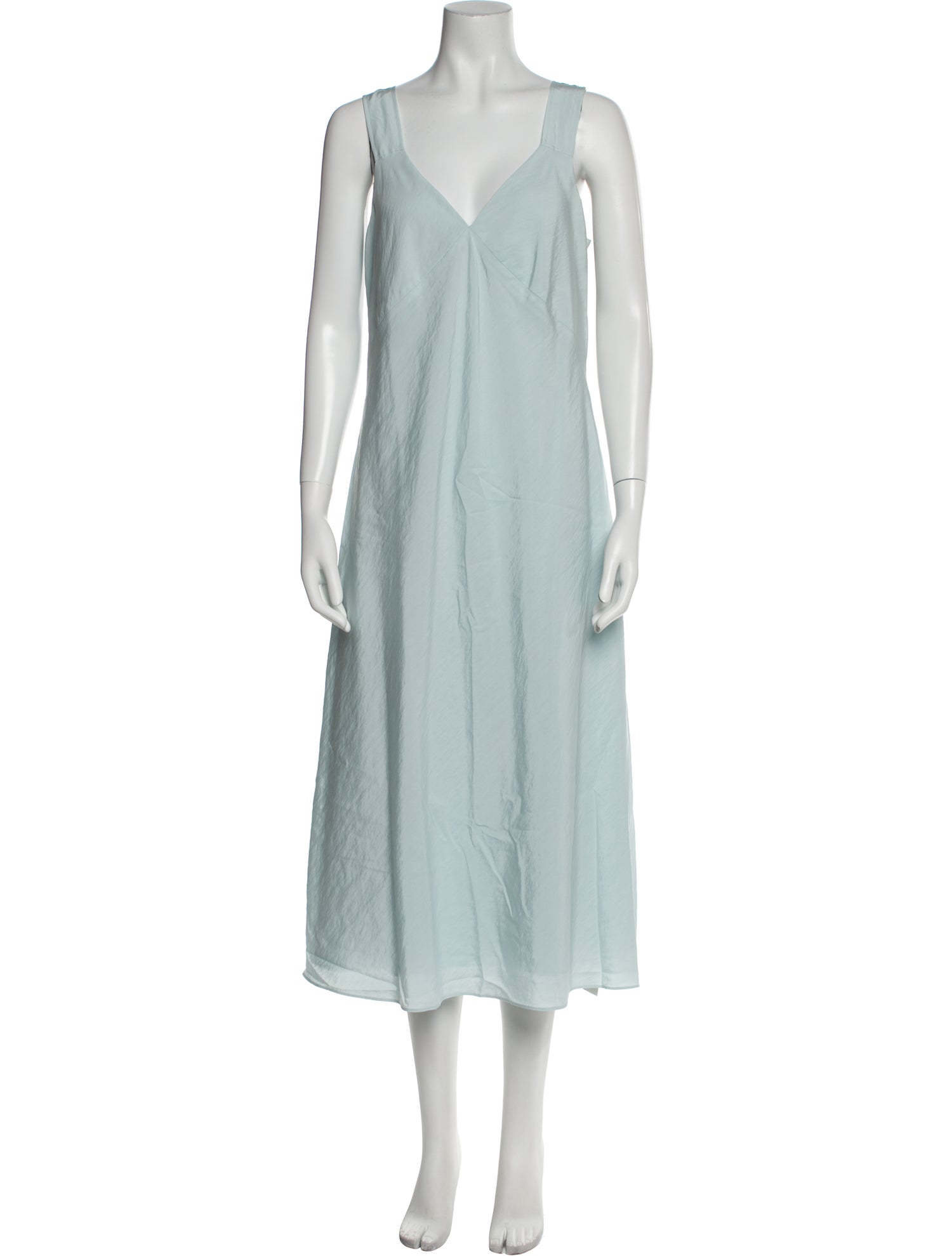 Vince V-Neck Midi Length Dress