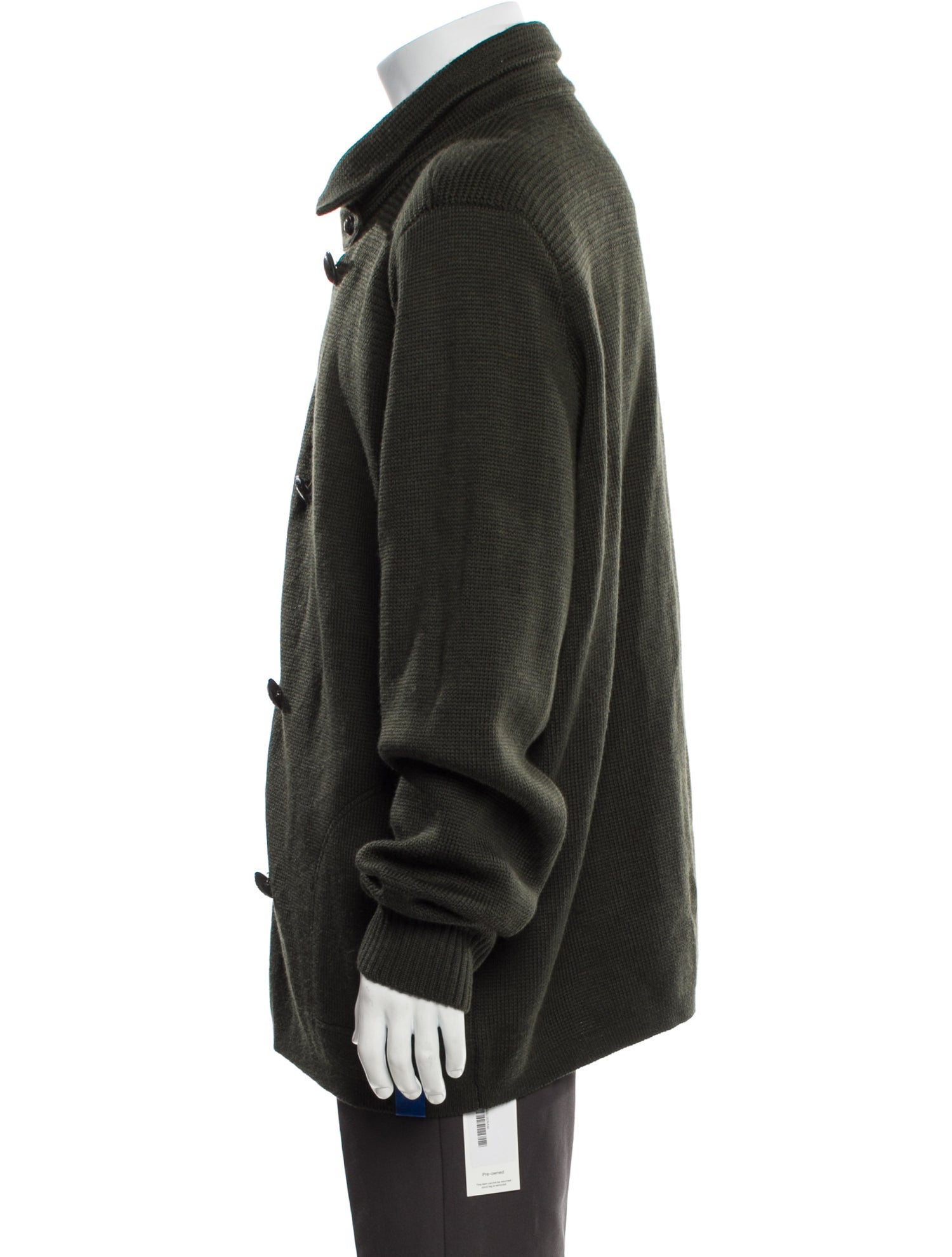 Vince Wool Plaid Print Cardigan