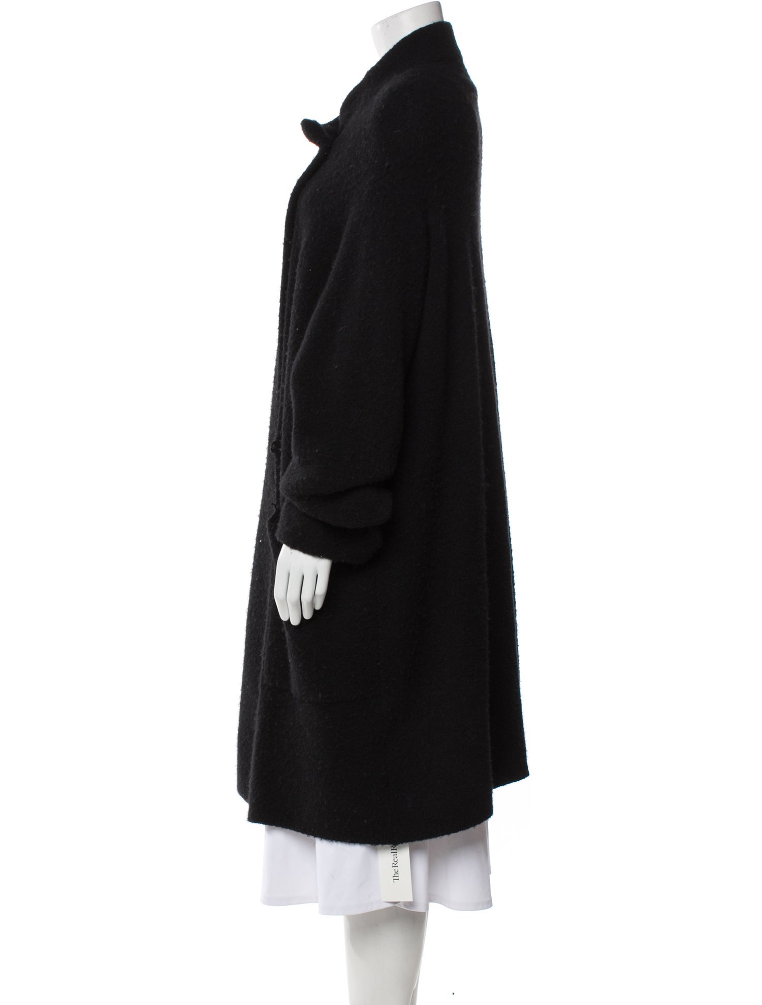 Vince Wool Faux Fur Coat