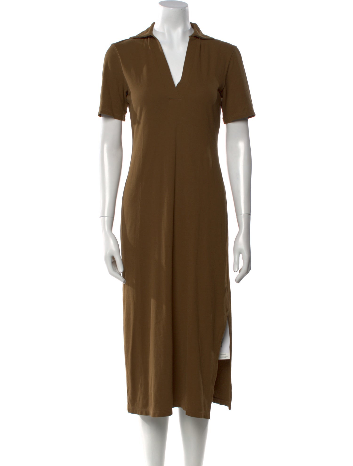 Vince V-Neck Midi Length Dress