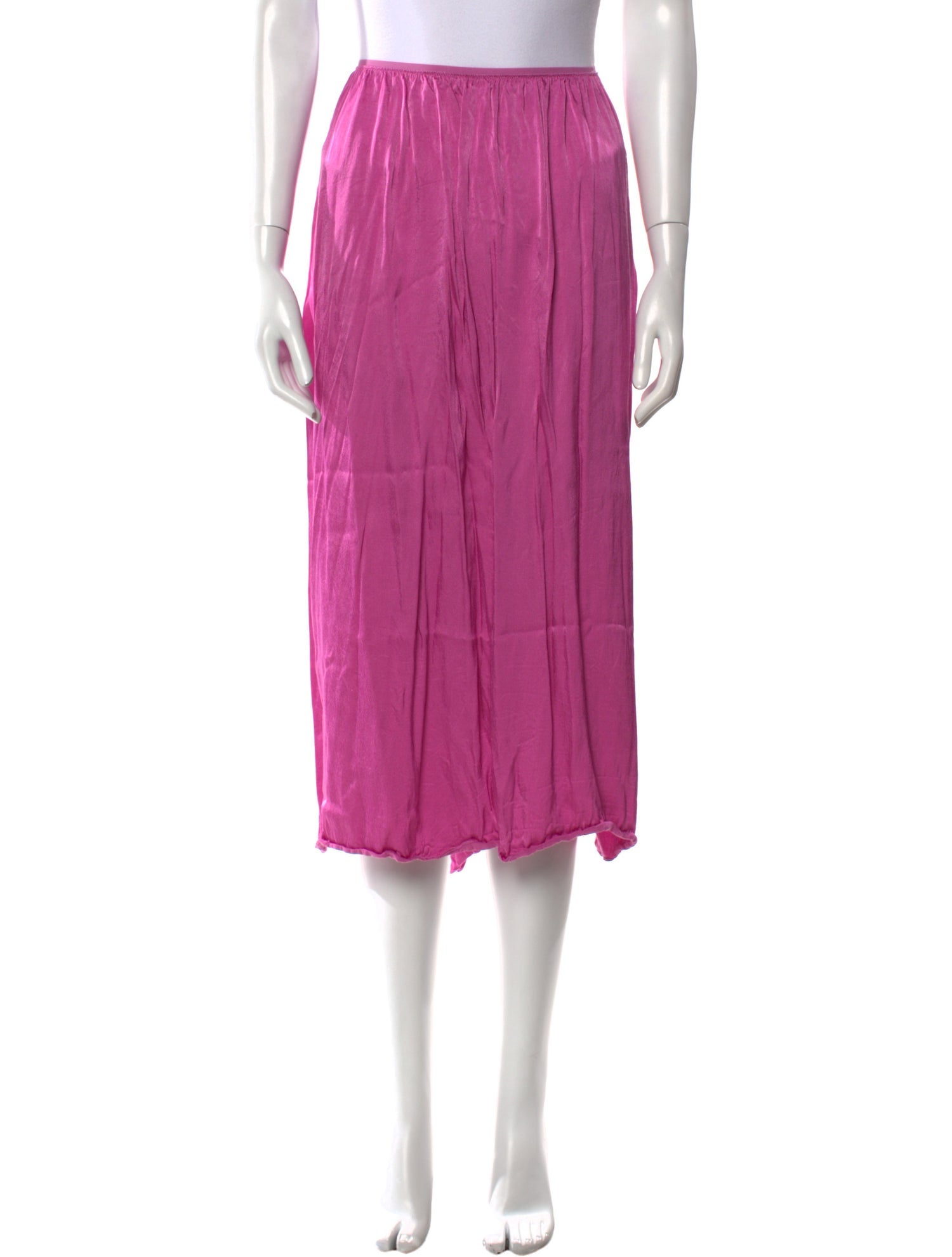 Vince Ruffle Embellishment Midi Length Skirt