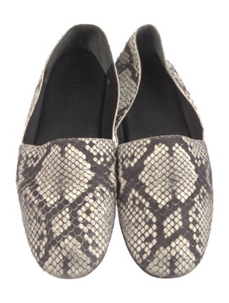 Vince Suede Animal Print D'Orsay Flats