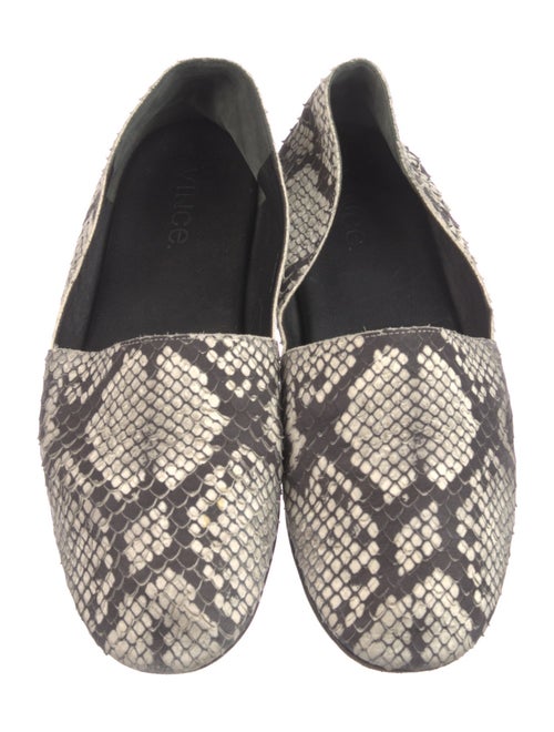 Vince Suede Animal Print D'Orsay Flats