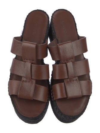 Vince Leather Espadrilles
