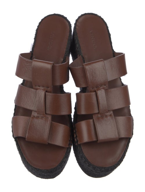 Vince Leather Espadrilles