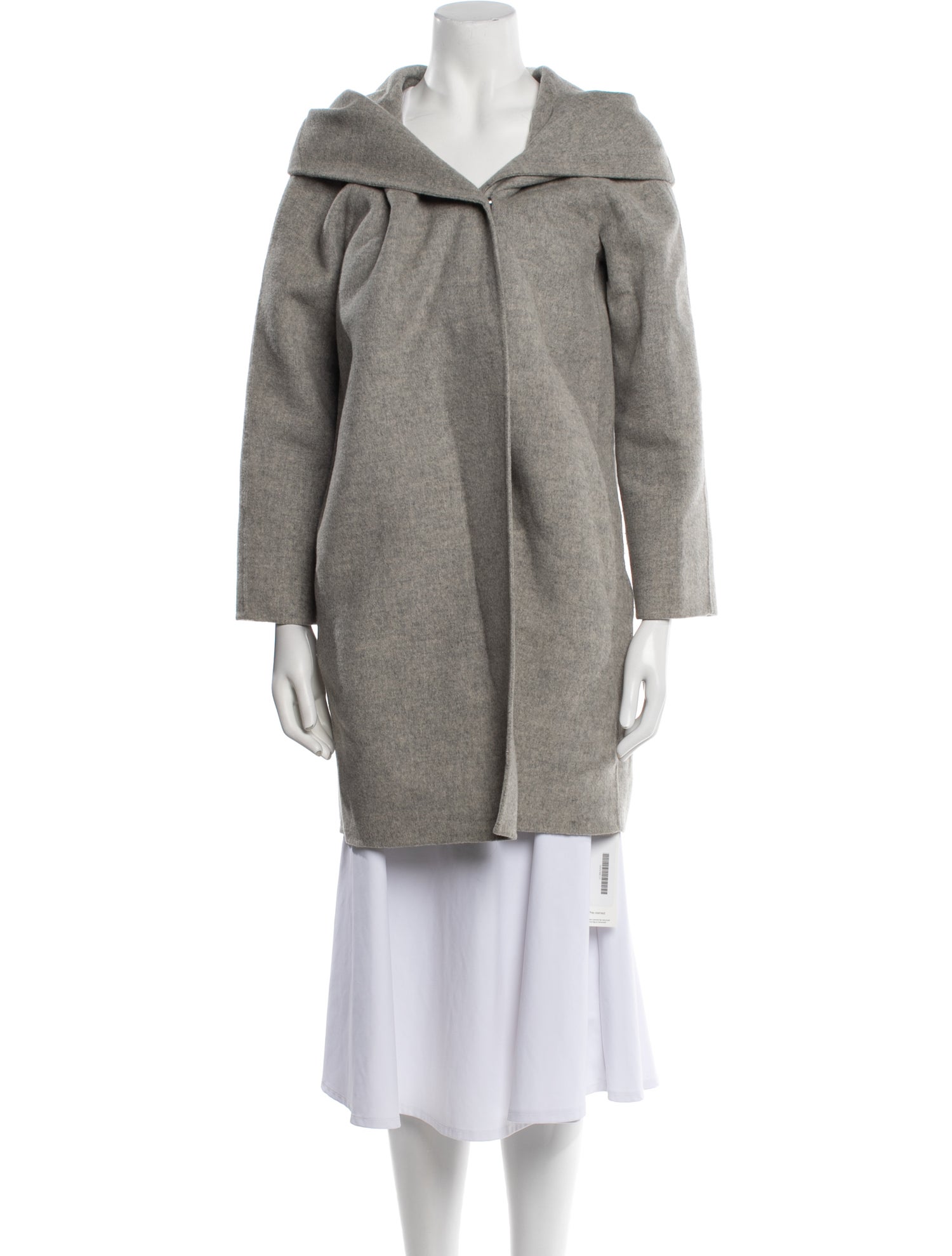 Vince Wool Faux Fur Coat