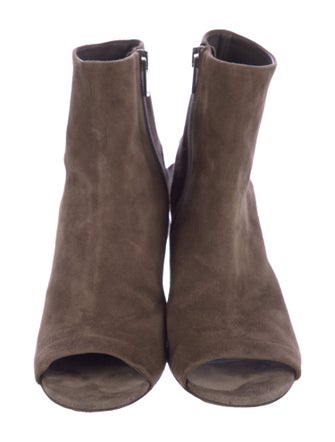 Vince Suede Animal Print Boots