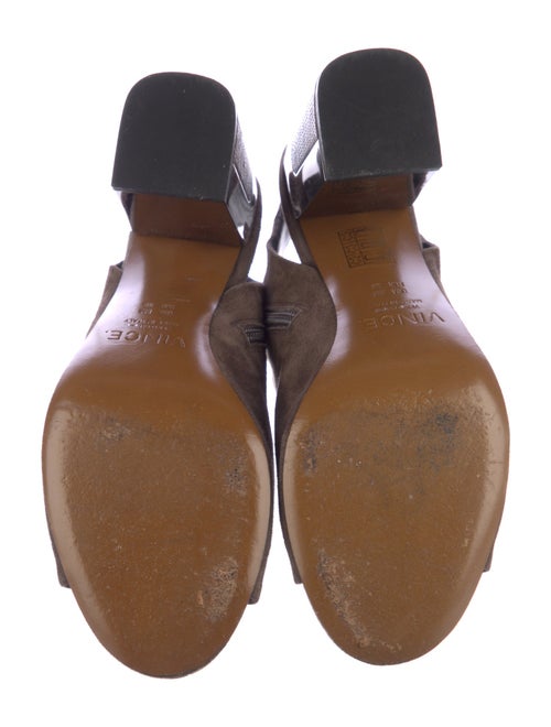 Vince Suede Animal Print Boots