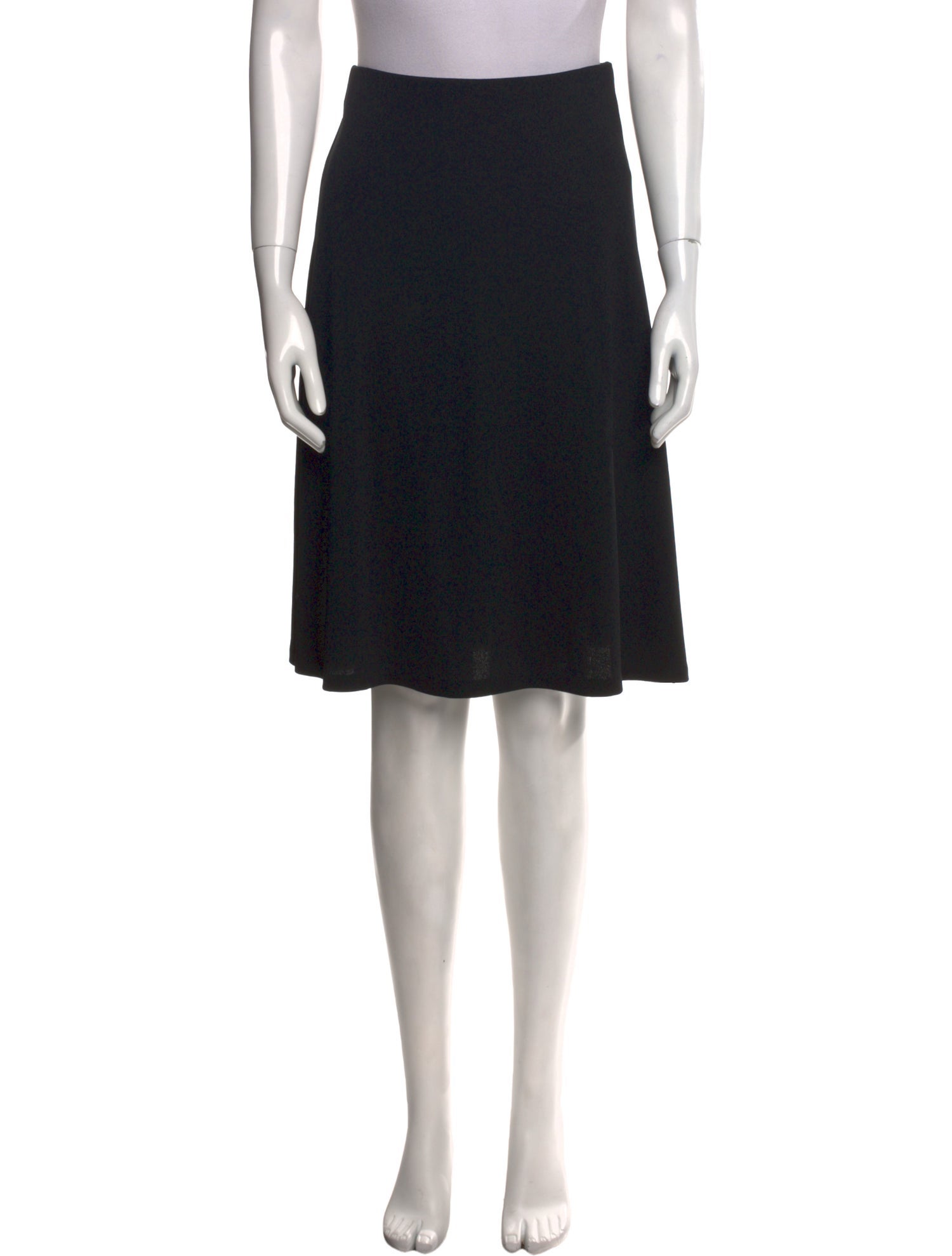 Vince Pleated Accents Knee-Length Skirt