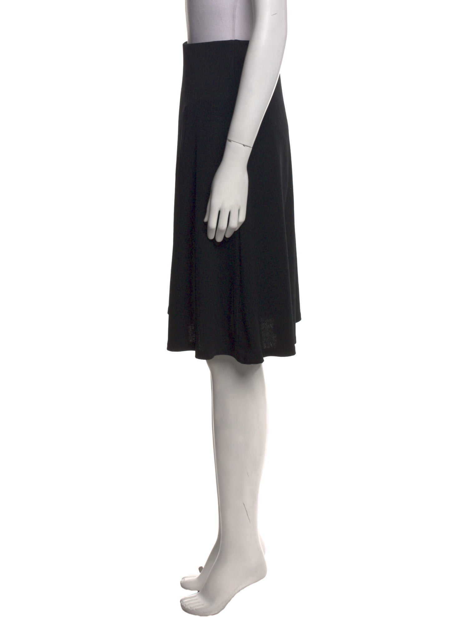 Vince Pleated Accents Knee-Length Skirt