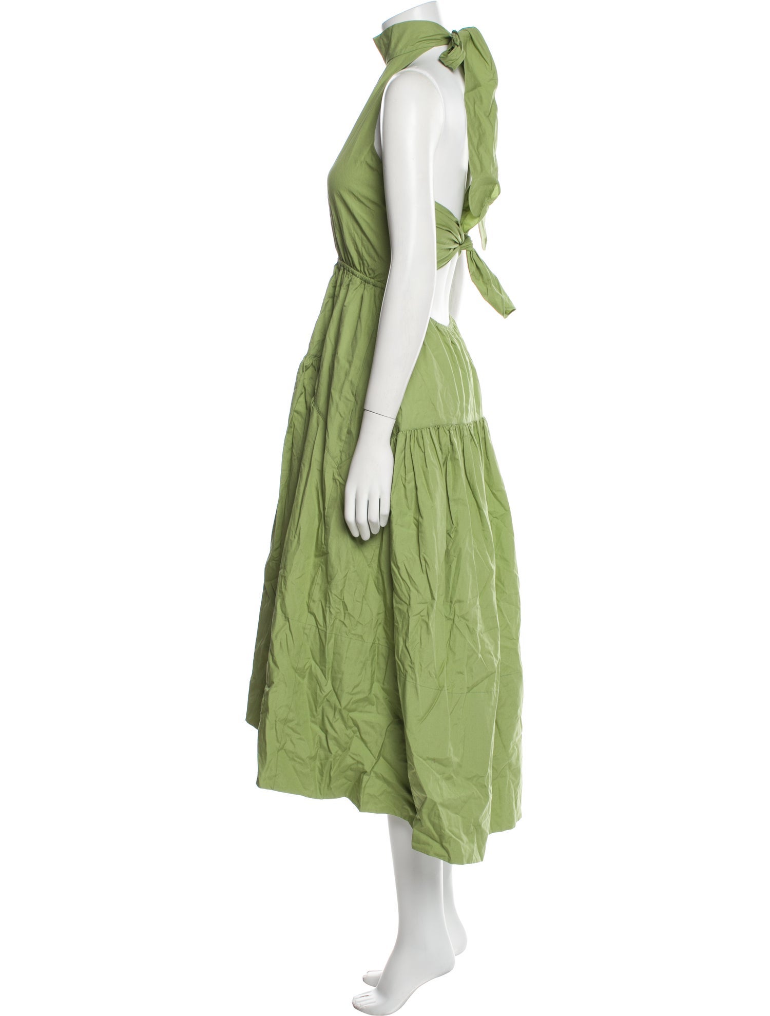 Vince Mock Neck Midi Length Dress