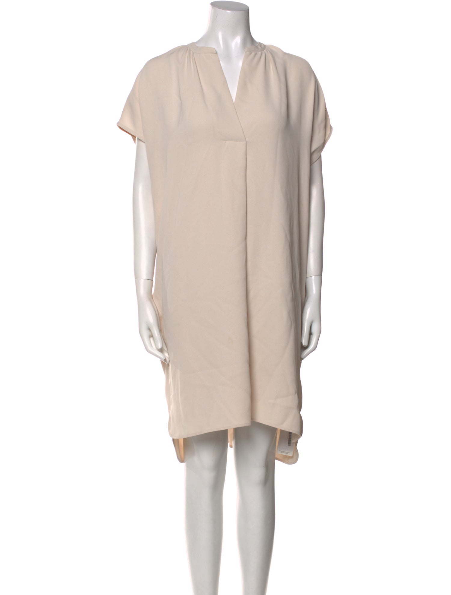 Vince V-Neck Knee-Length Dress