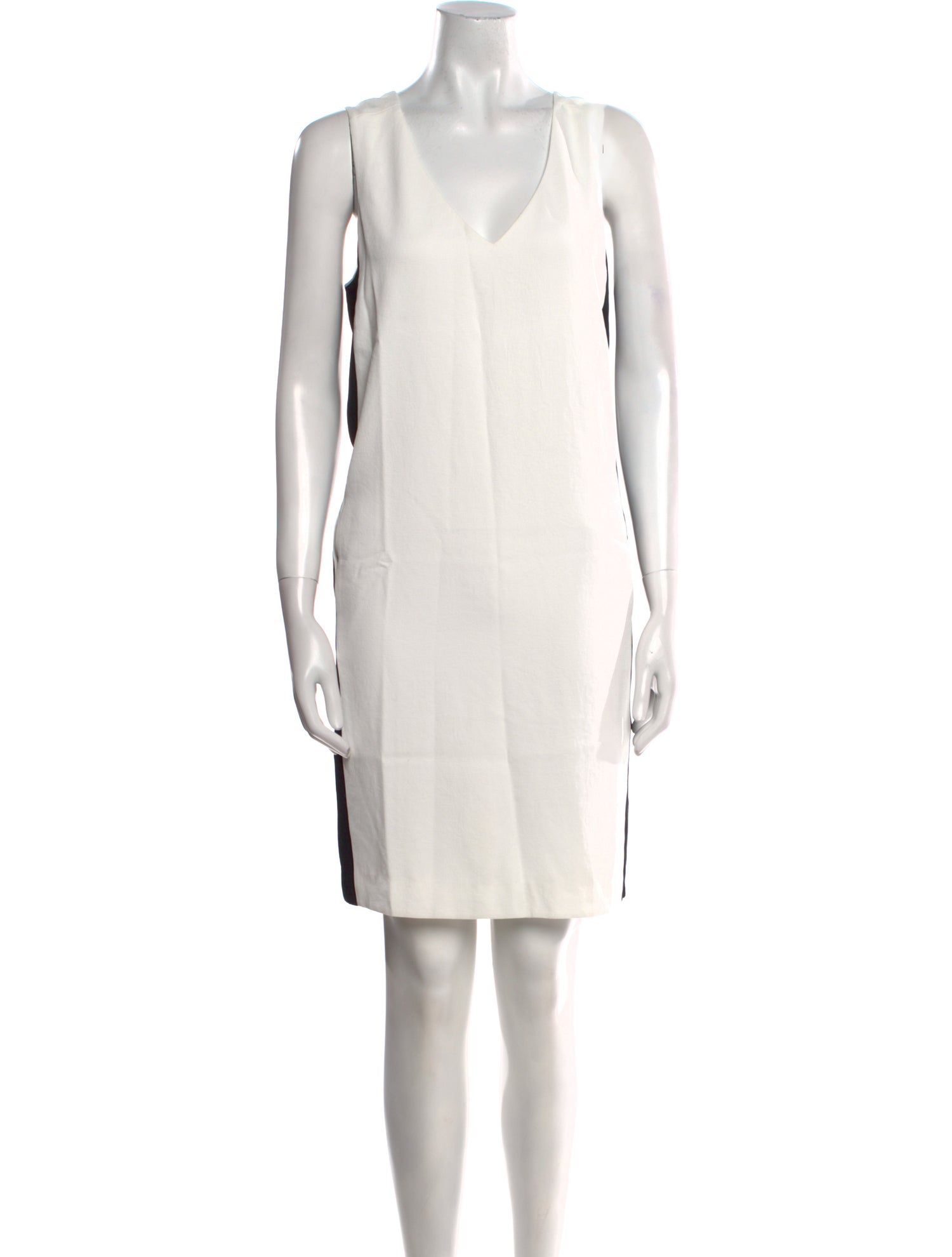 Vince V-Neck Knee-Length Dress