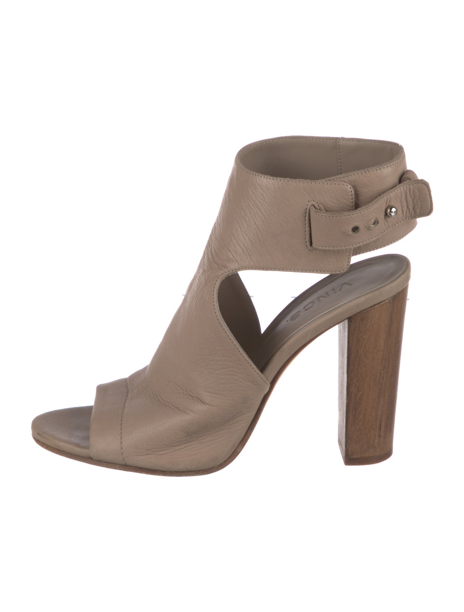 Vince Leather Slingback Pumps