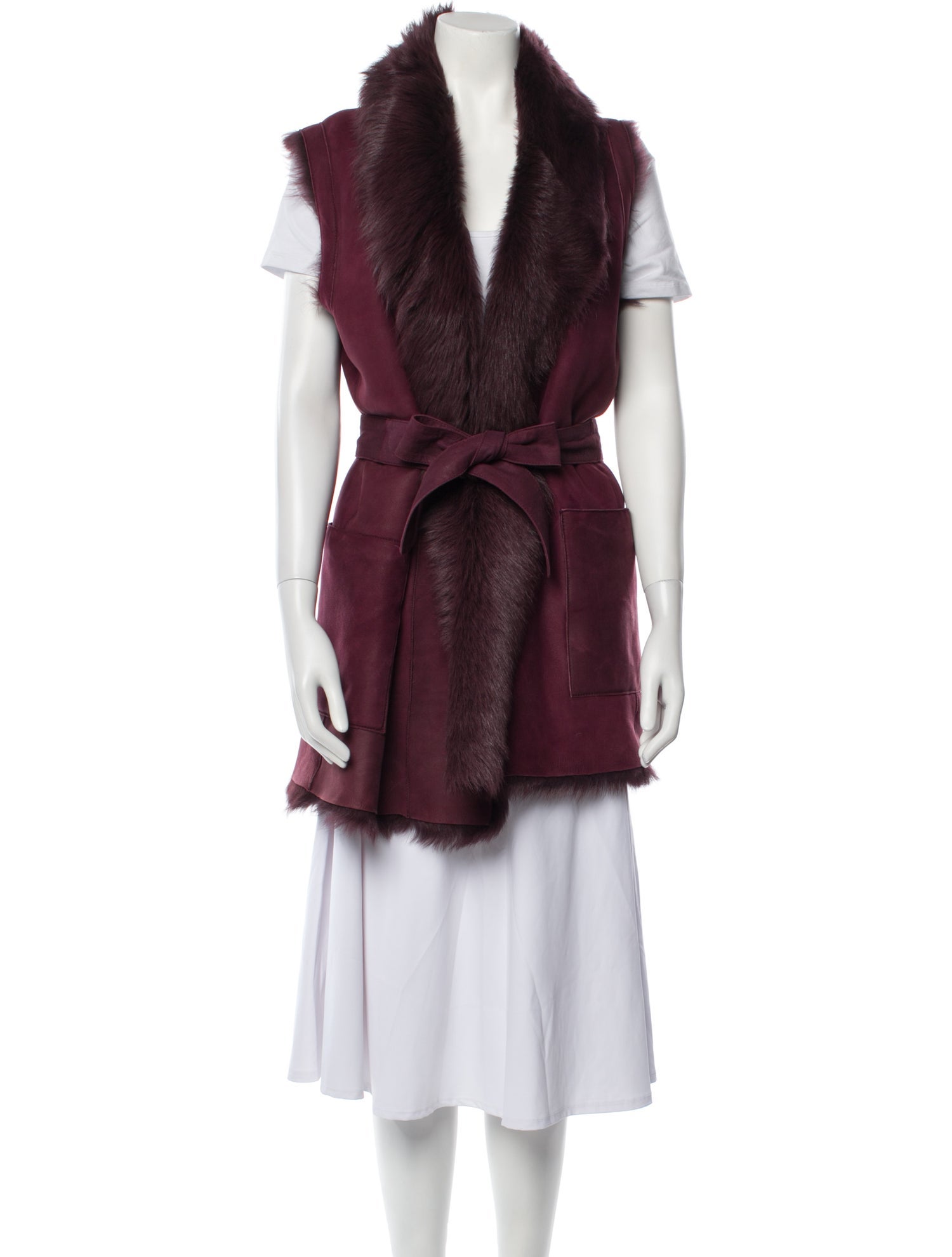 Vince Shearling Fur Coat