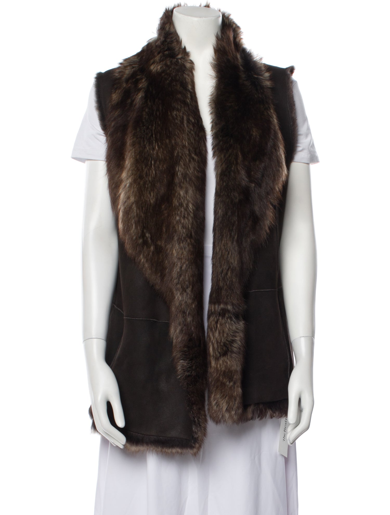 Vince Shearling Fur Coat