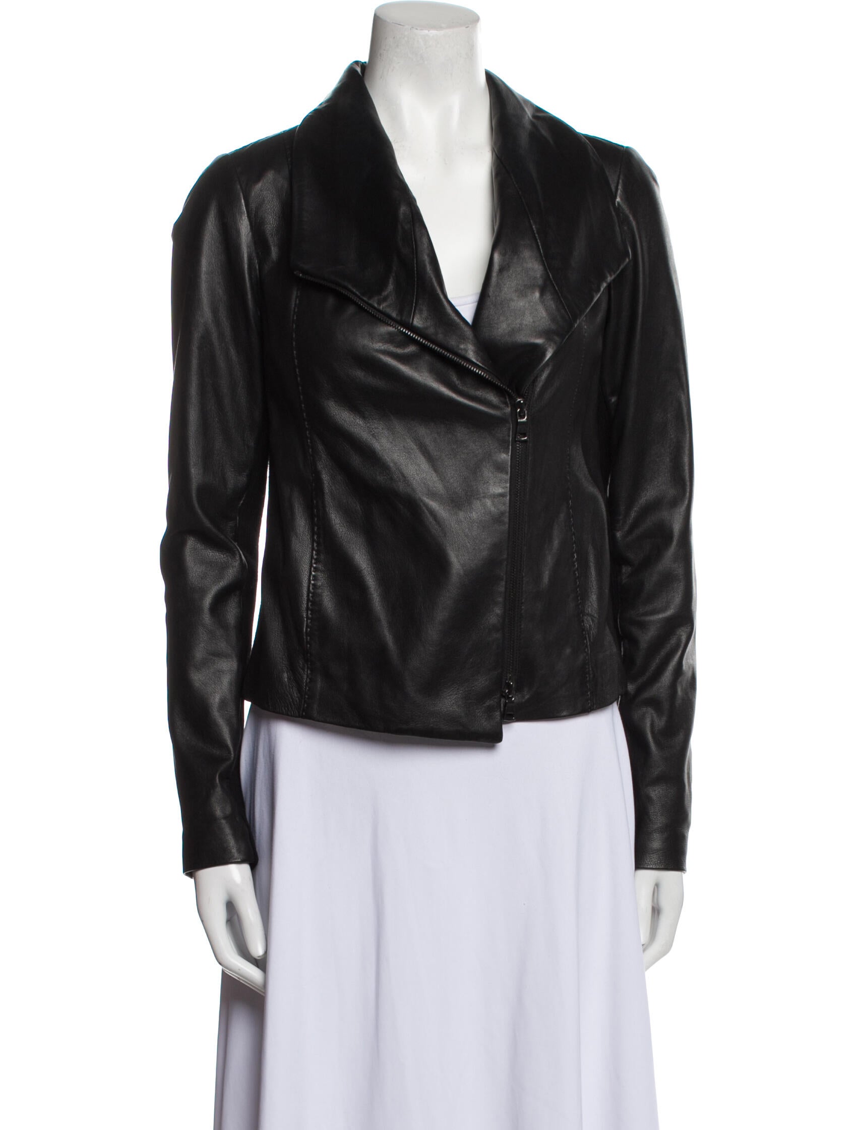 Vince Leather Biker Jacket