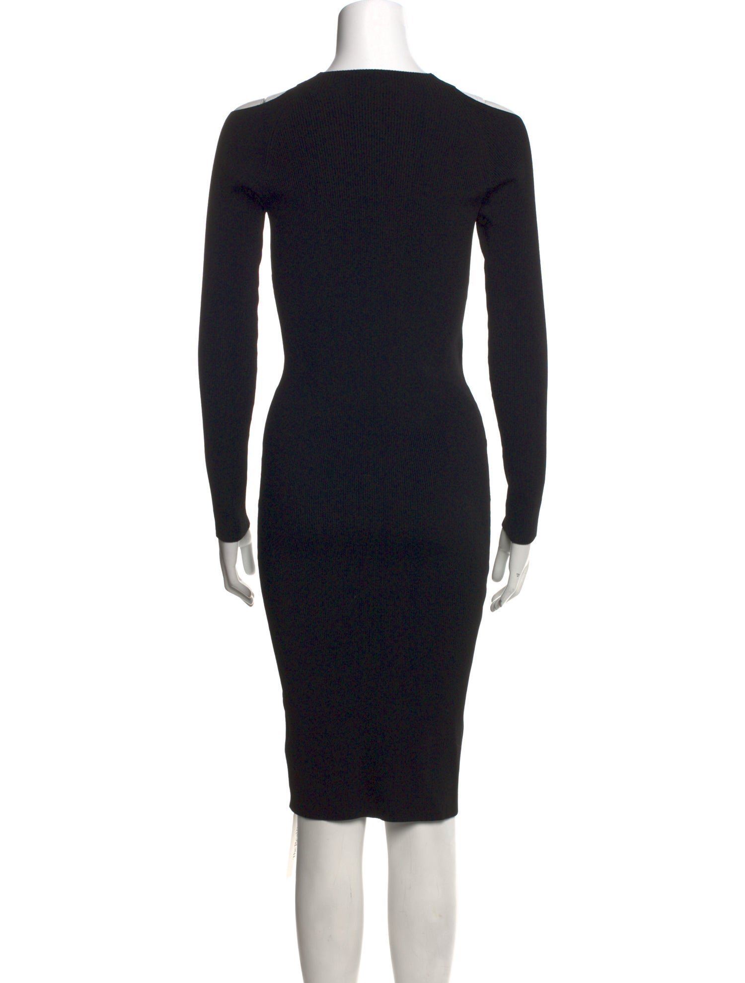 Vince Bateau Neckline Knee-Length Dress