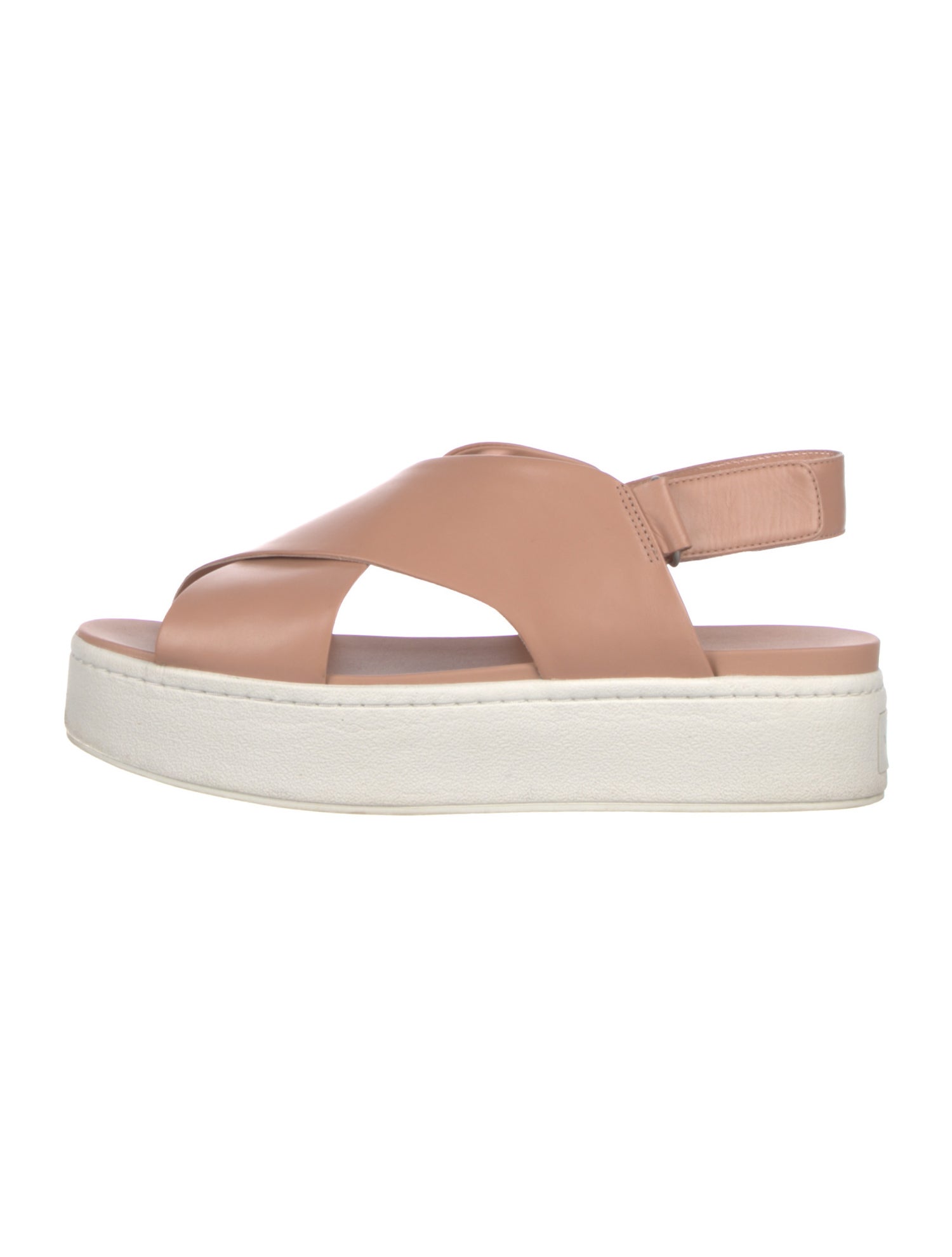 Vince Leather Slingback Sandals