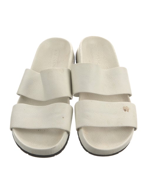 Vince Leather Slides