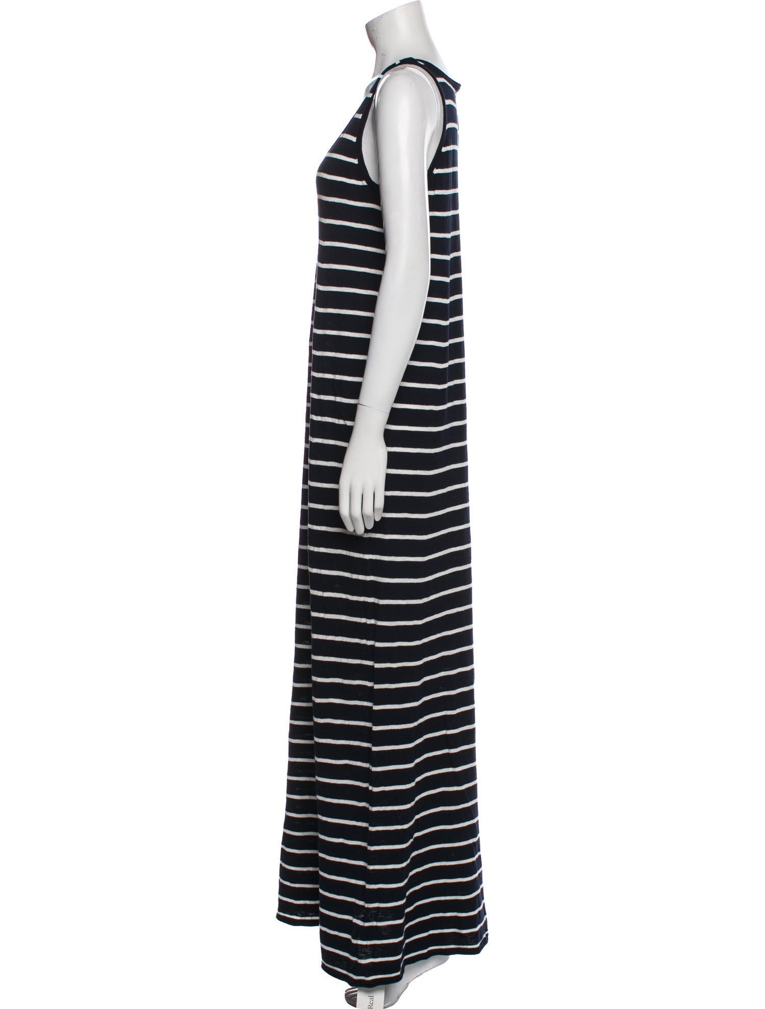 Vince Striped Long Dress