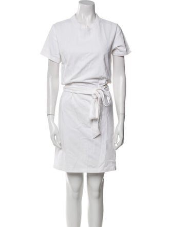 Vince Crew Neck Mini Dress