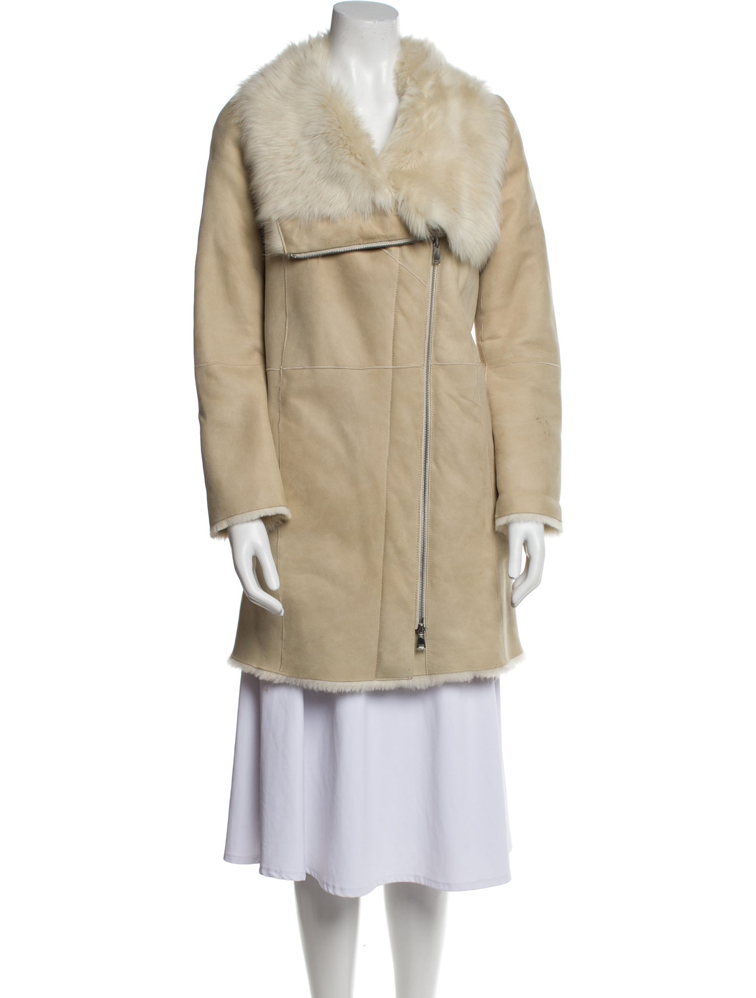 Vince Shearling Fur Coat