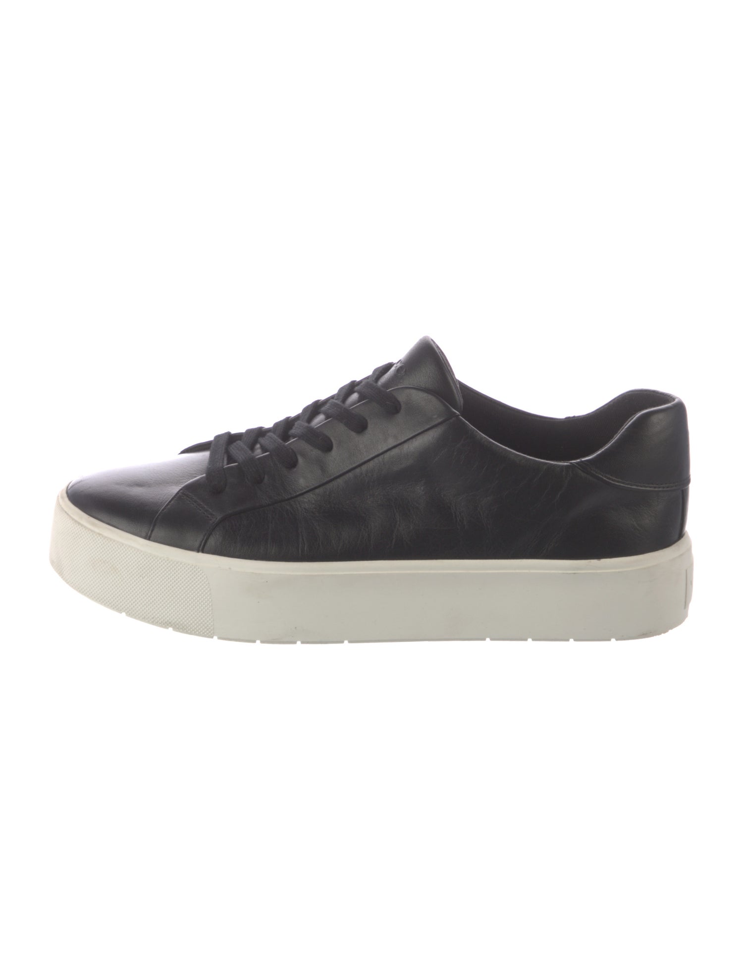 Vince Leather Printed Sneakers