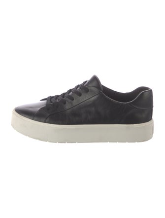 Vince Leather Printed Sneakers
