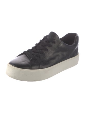 Vince Leather Printed Sneakers