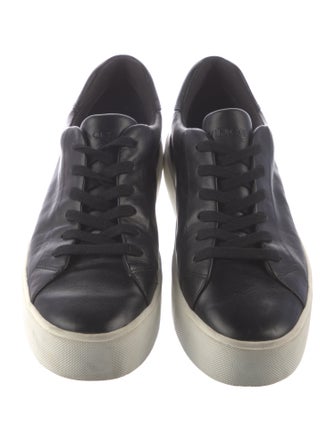 Vince Leather Printed Sneakers
