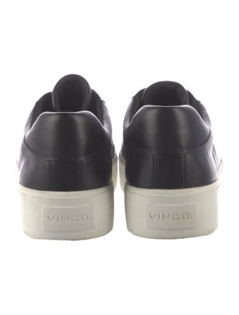 Vince Leather Printed Sneakers