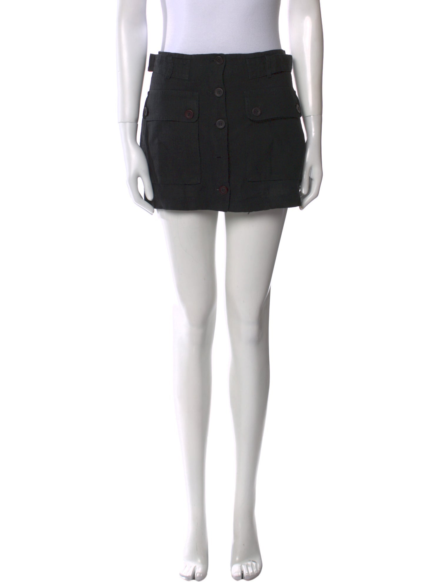 Vince Linen Mini Skirt