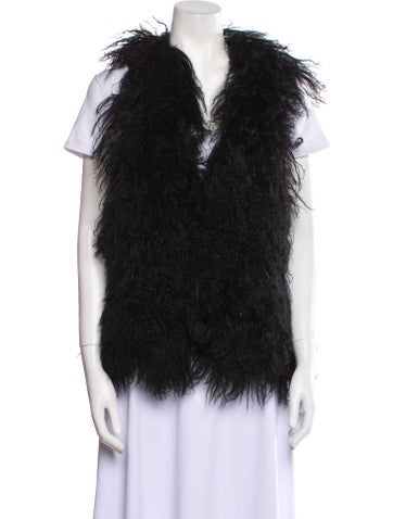 Vince Jackets Leather Vest M