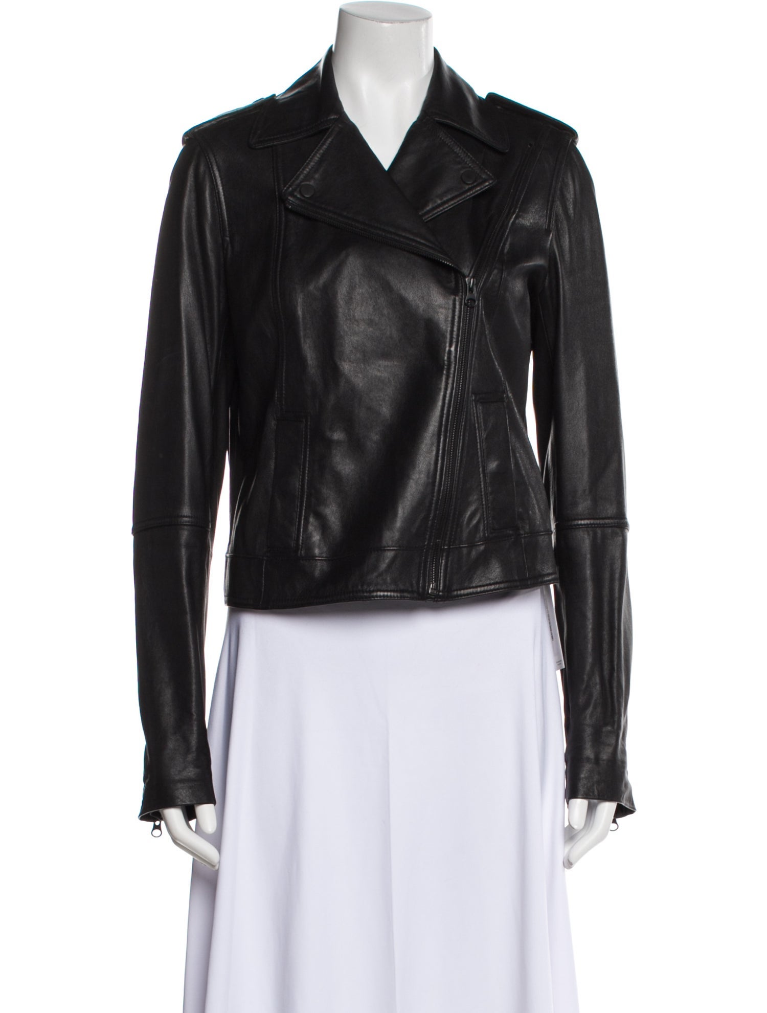 Vince Leather Biker Jacket