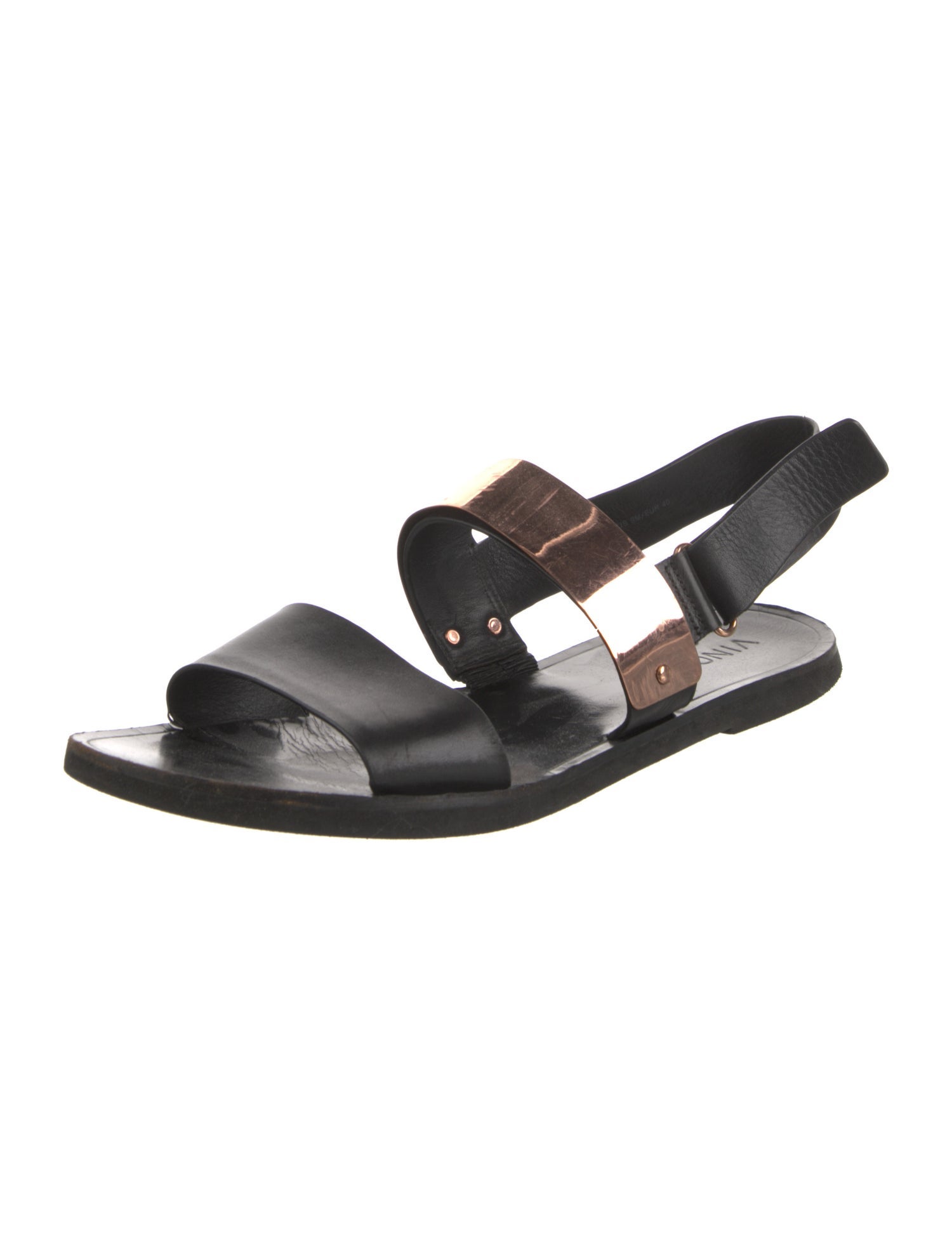 Vince Leather Slingback Sandals