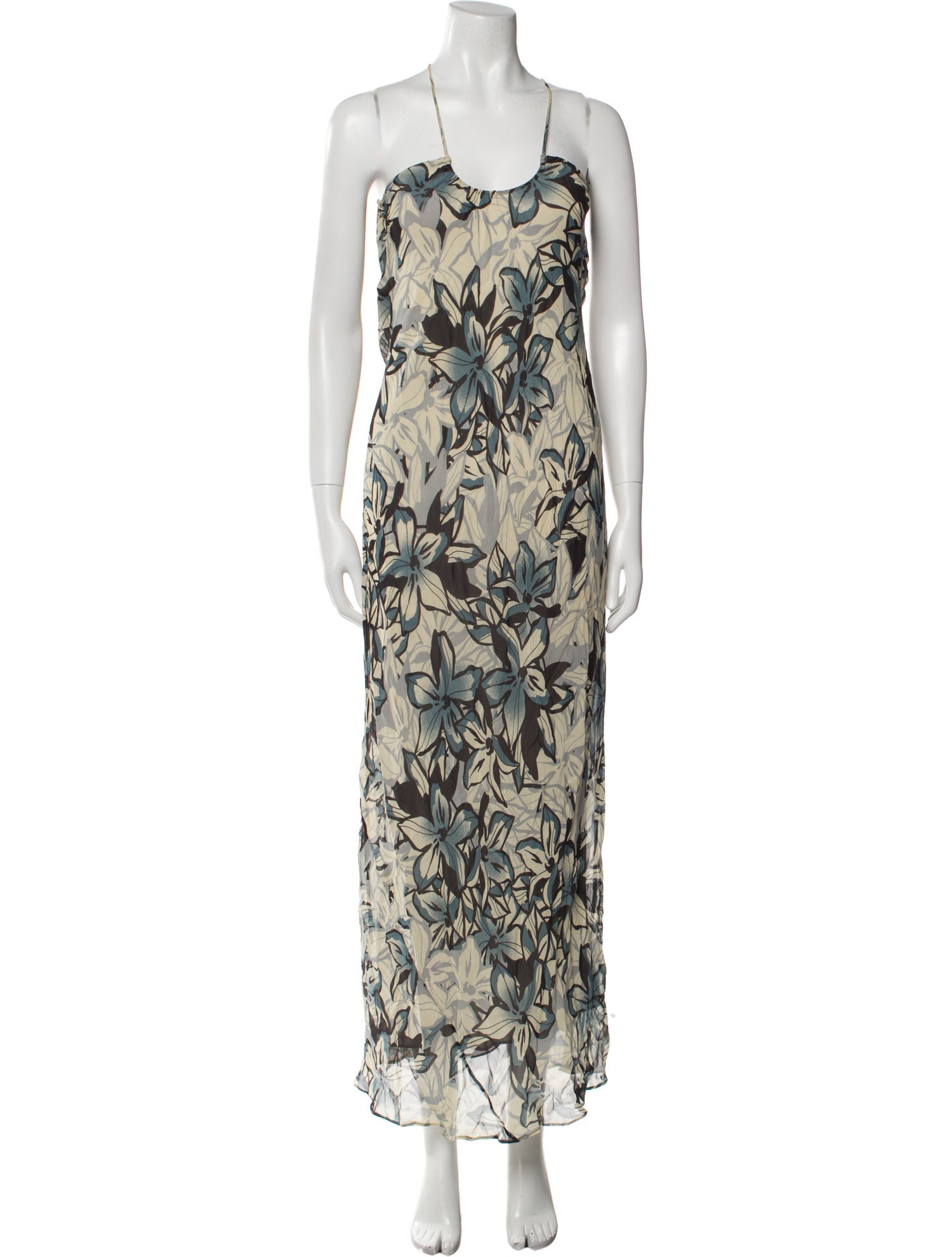 Vince Silk Long Dress