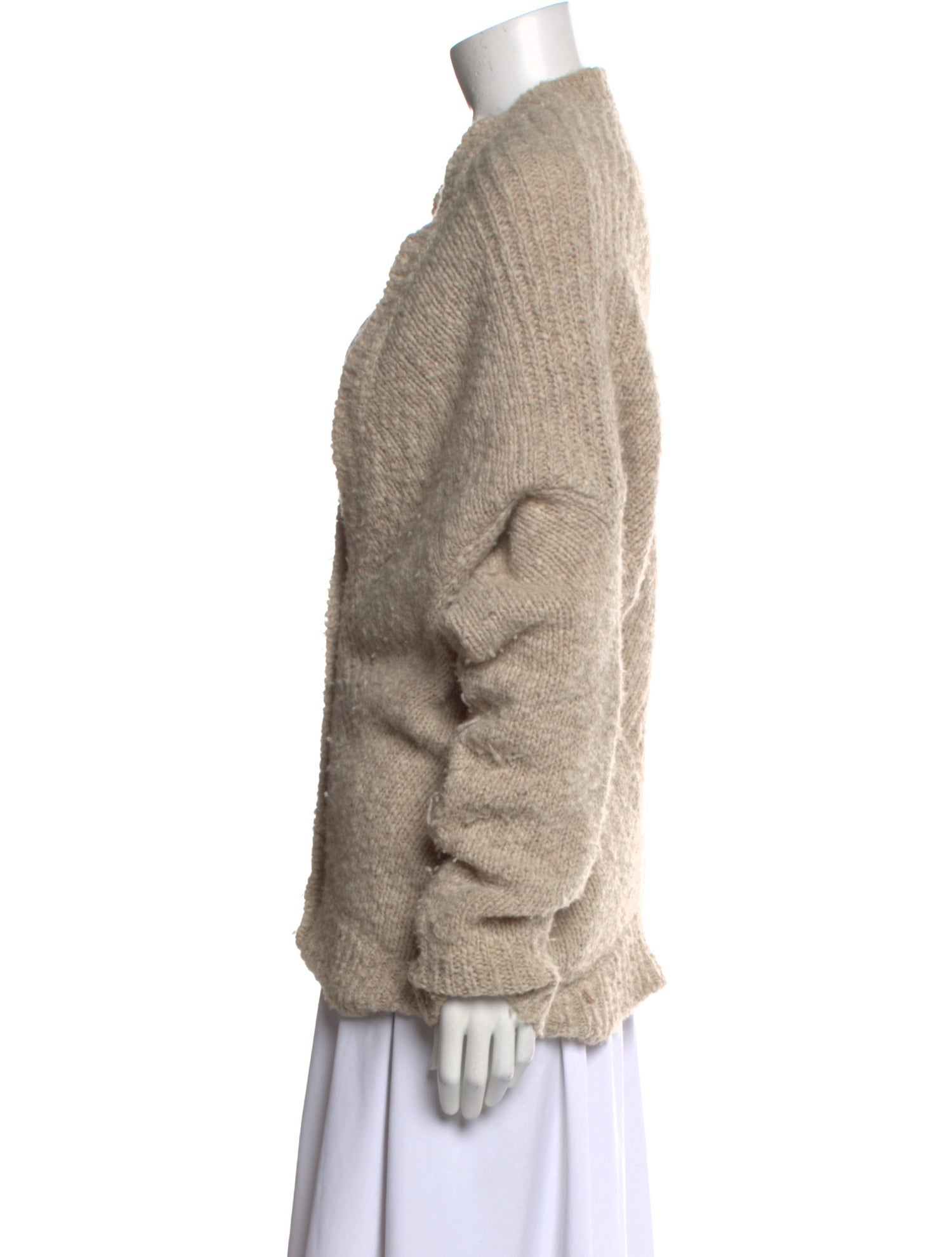 Vince Merino Wool Plunge Neckline Sweater