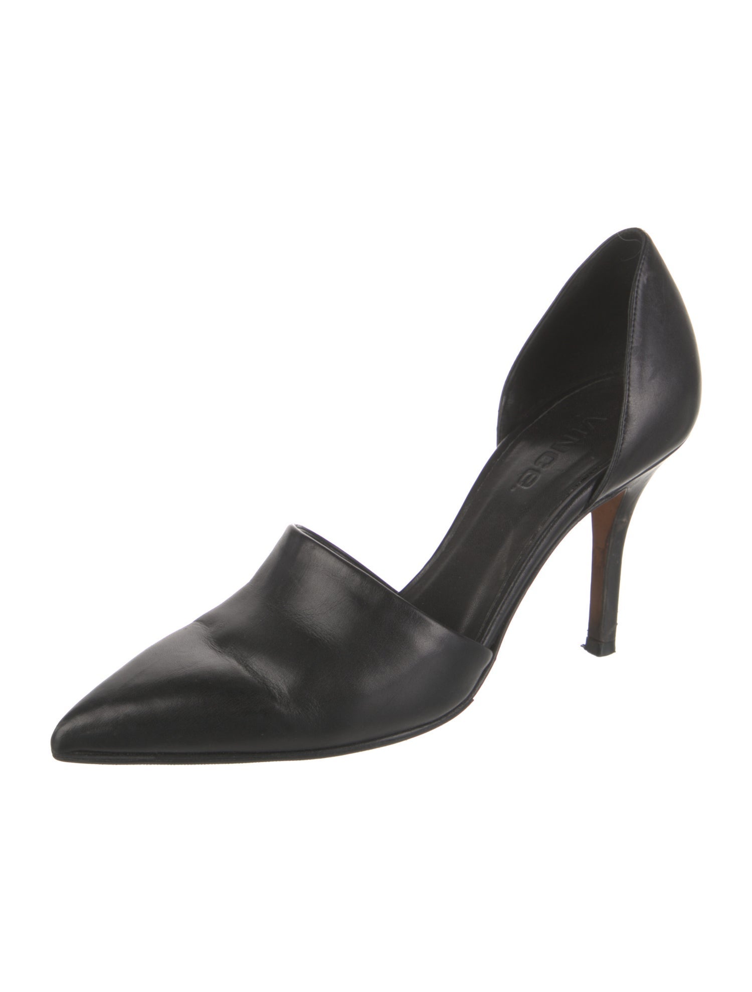 Vince Leather D'Orsay Pumps