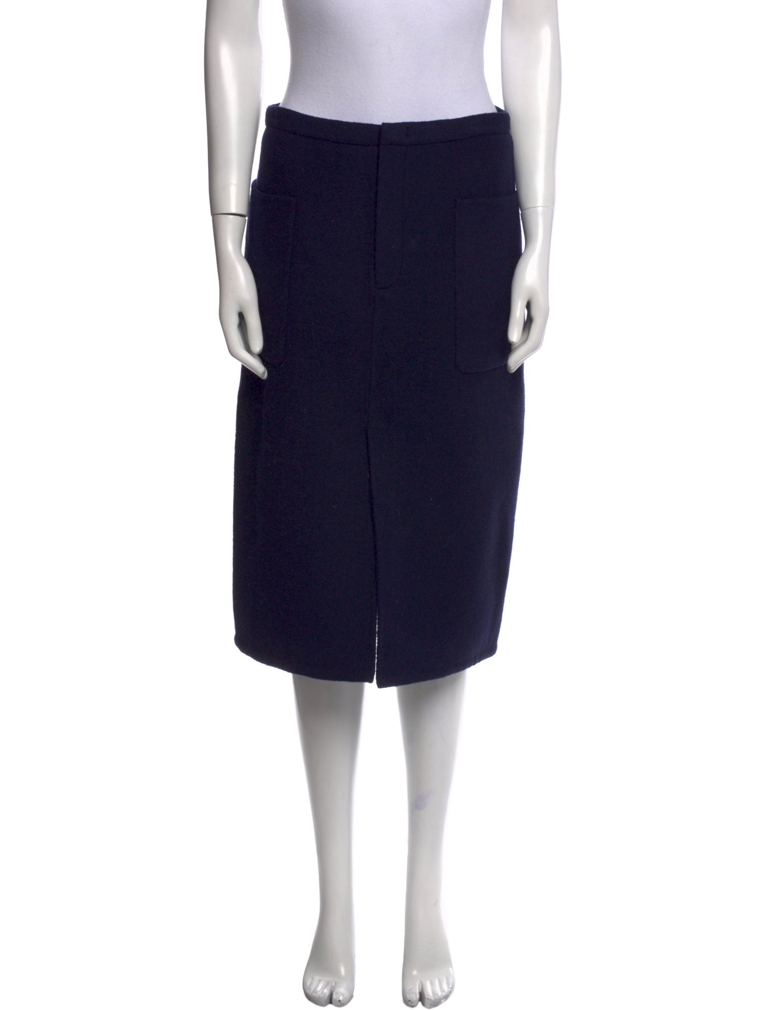 Vince Wool Knee-Length Skirt