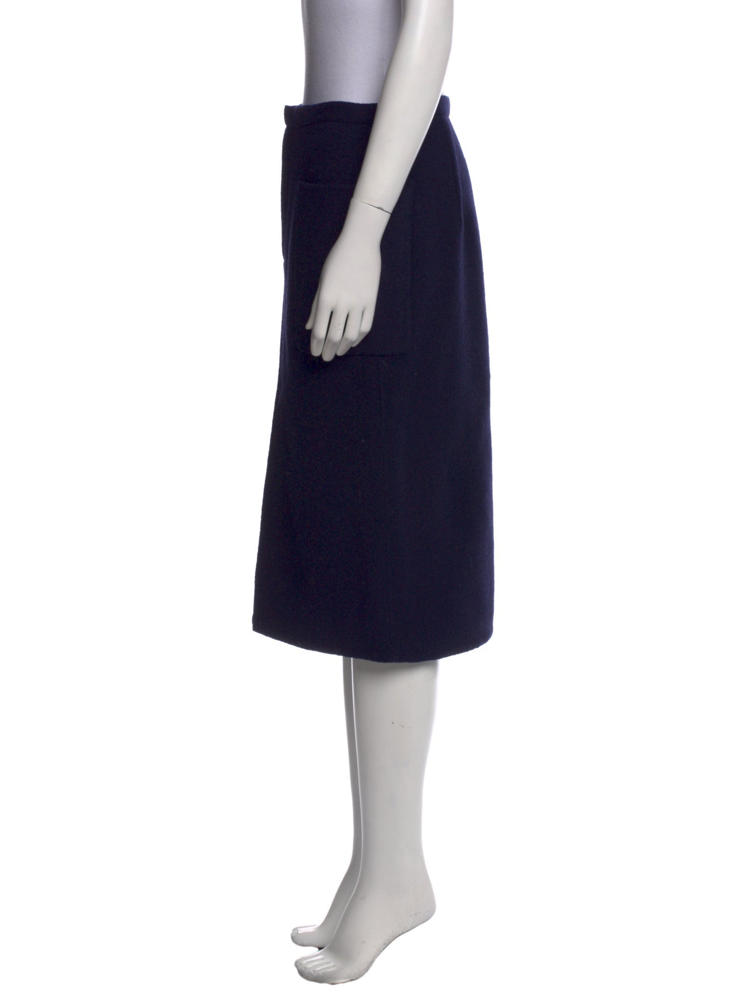 Vince Wool Knee-Length Skirt