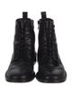 Vince Leather Combat Boots