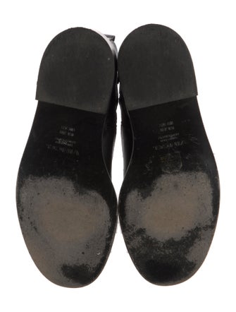 Vince Leather Combat Boots