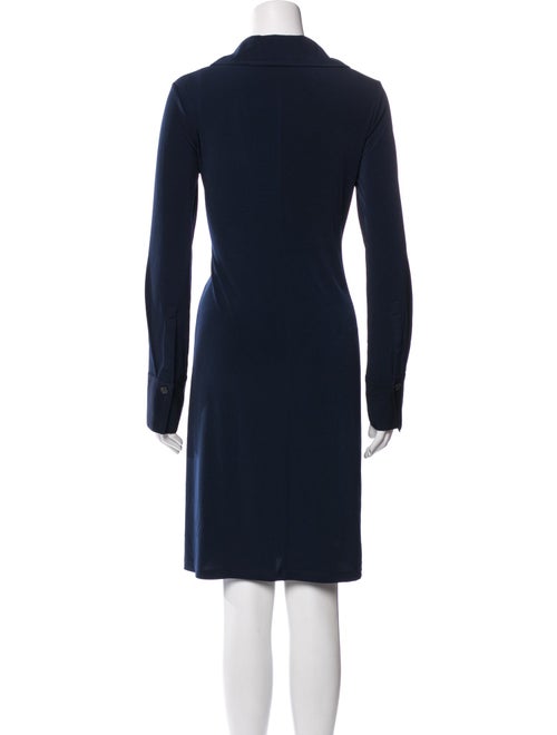 Vince V-Neck Knee-Length Dress