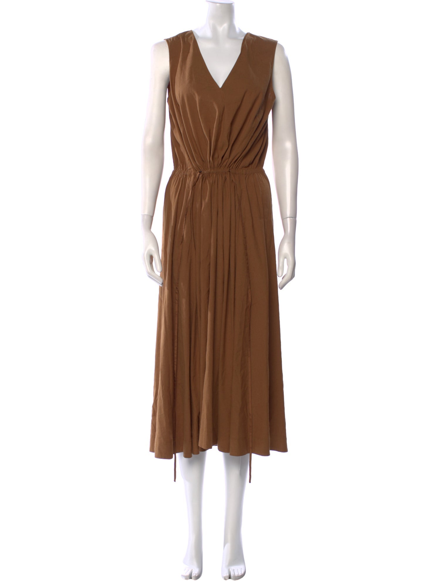 Vince V-Neck Long Dress